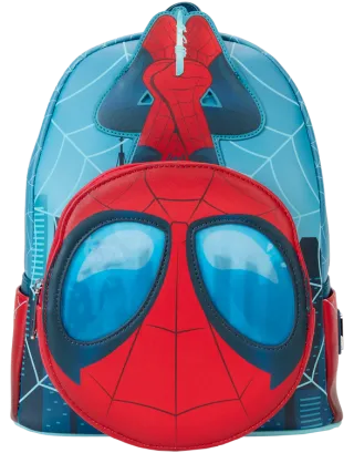 Mini sac à dos Spider-Man Lenticulaire Glow Loungefly