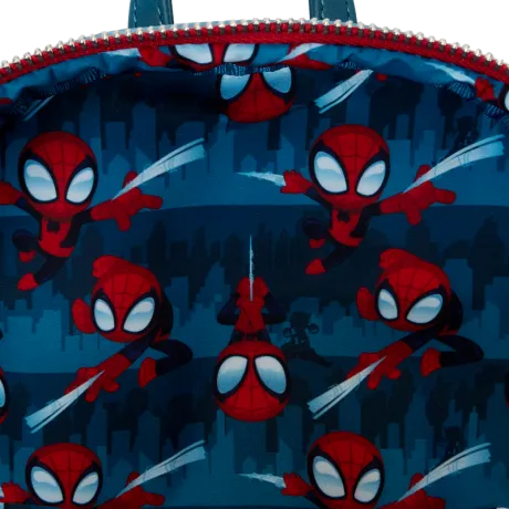 Mini sac à dos Spider-Man Lenticulaire Glow Loungefly