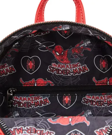 Mini sac à dos Spider-Man Poche en Cœur Loungefly