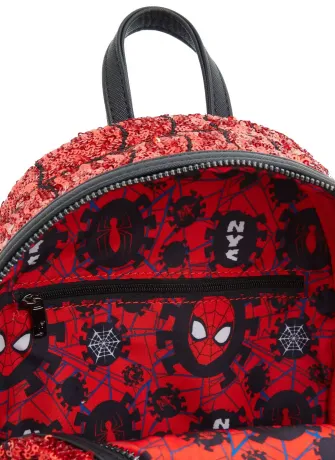 Mini sac à dos Spider-Man Sequin Figural Loungefly