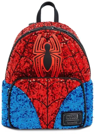 Mini sac à dos Spider-Man Sequin Figural Loungefly