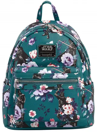 Mini sac à dos Dark Vador Floral Impression Intégrale Loungefly