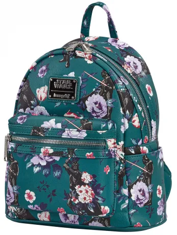 Mini sac à dos Dark Vador Floral Impression Intégrale Loungefly