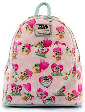Mini sac à dos Grogu Saint-Valentin (Mandalorian) Loungefly
