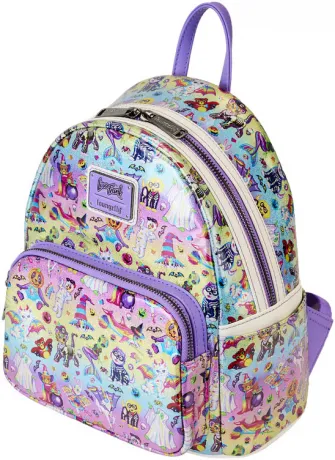 Mini sac à dos Sticker Halloween Impression Intégrale Loungefly