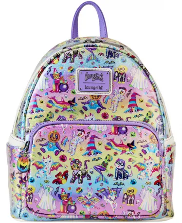 Mini sac à dos Sticker Halloween Impression Intégrale Loungefly