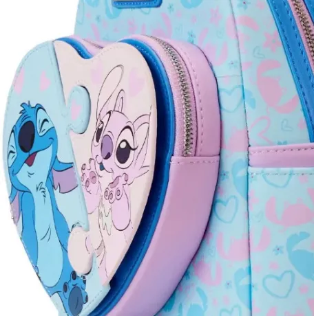 Mini sac à dos Stitch and Angel Puzzle Loungefly