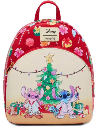 Mini sac à dos Stitch &amp; Angel Sapin de Noël Loungefly