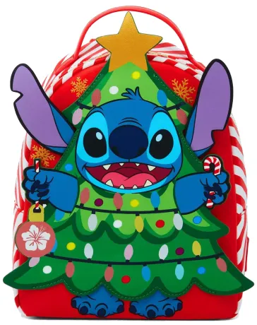 Mini sac à dos Stitch Arbre de Noël Figural Loungefly