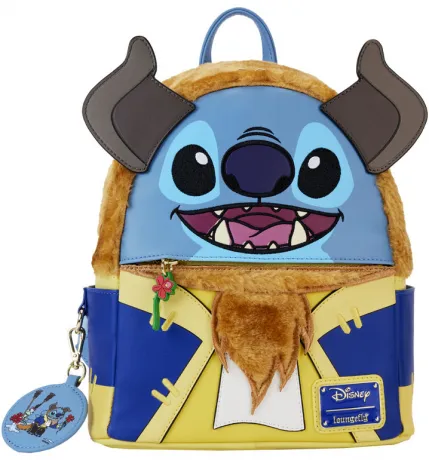 Mini sac à dos Stitch avec le Costume de la Bête Cosplay Loungefly