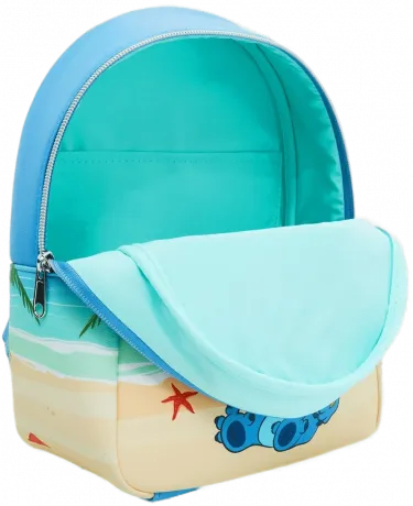 Mini sac à dos Stitch avec une Tortue à la Plage Loungefly