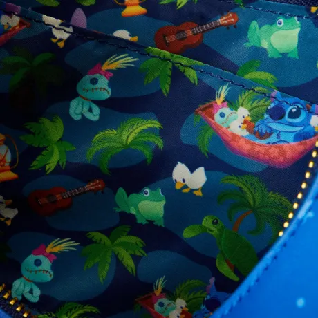 Mini sac à dos Stitch Camping Glow Loungefly