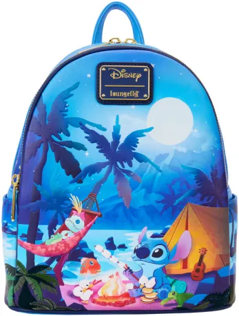 Mini sac à dos Stitch Camping Glow Loungefly
