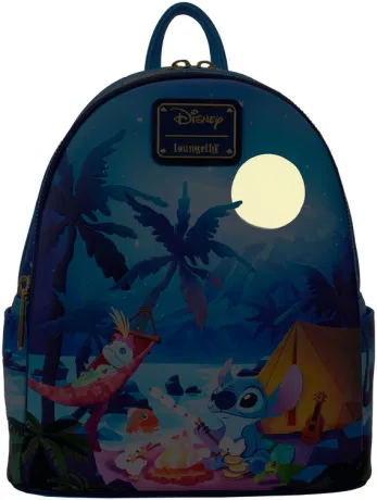 Mini sac à dos Stitch Camping Glow Loungefly