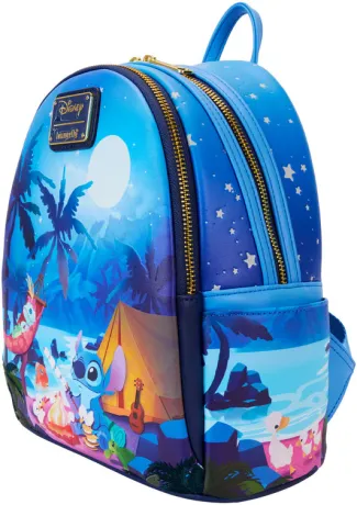 Mini sac à dos Stitch Camping Glow Loungefly