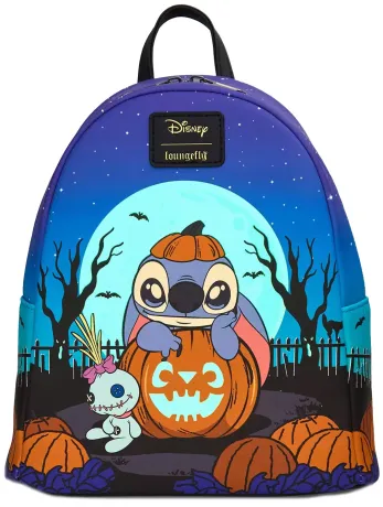 Mini sac à dos Stitch Citrouille Glow Loungefly
