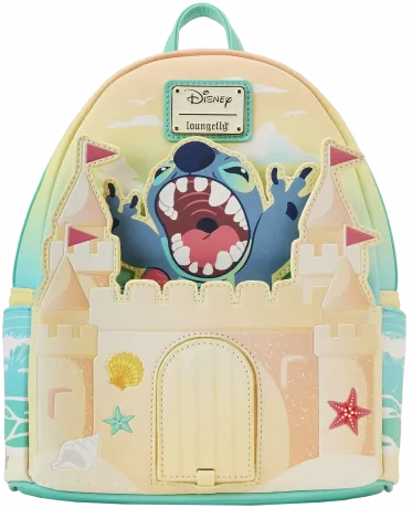 Mini sac à dos Stitch dans le Château de Sable Surprise Loungefly