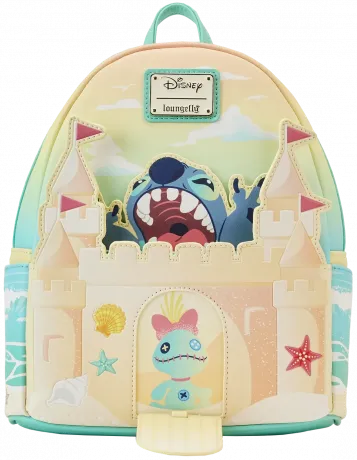 Mini sac à dos Stitch dans le Château de Sable Surprise Loungefly