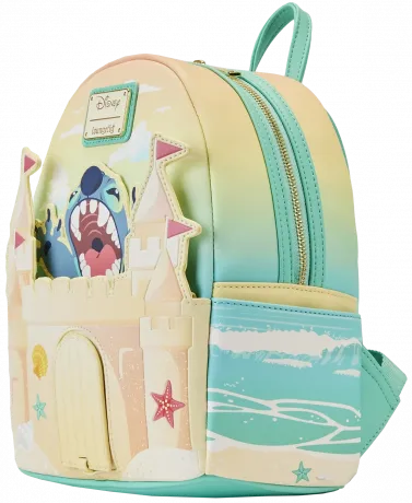 Mini sac à dos Stitch dans le Château de Sable Surprise Loungefly