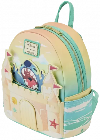 Mini sac à dos Stitch dans le Château de Sable Surprise Loungefly