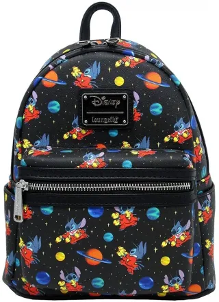 Mini sac à dos Stitch dans l&#039;Espace Impression Intégrale Loungefly