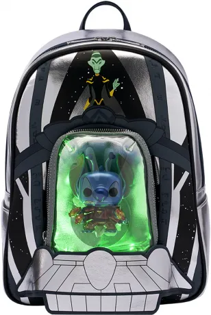 Mini sac à dos Stitch Expérience 626 Glow Pop! By Loungefly avec Funko Pop (Bundle) Loungefly