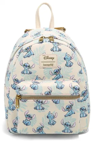 Mini sac à dos Stitch Feuilles tropicales Loungefly