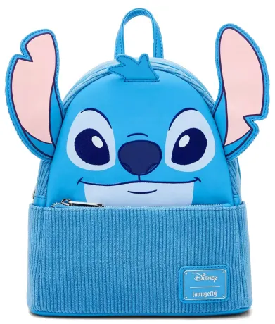 Mini sac à dos Stitch Figural Velours côtelé Loungefly