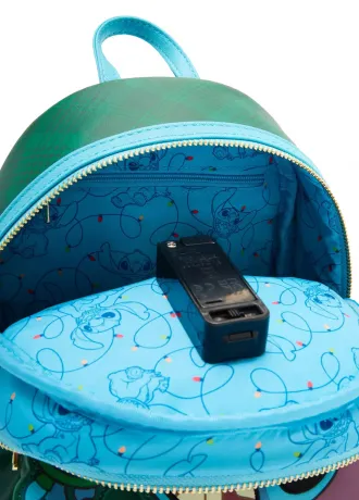 Mini sac à dos Stitch Guirlandes de Noël Loungefly