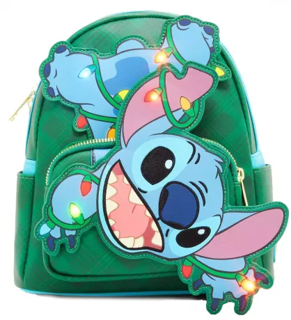 Mini sac à dos Stitch Guirlandes de Noël Loungefly