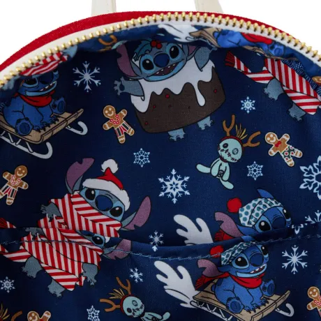 Mini sac à dos Stitch Père Noël Cosplay Loungefly