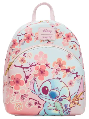 Mini sac à dos Stitch &amp; Scrump Fleurs de cerisier Loungefly