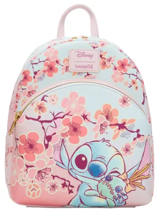 Mini sac à dos Stitch &amp; Scrump Fleurs de cerisier Loungefly