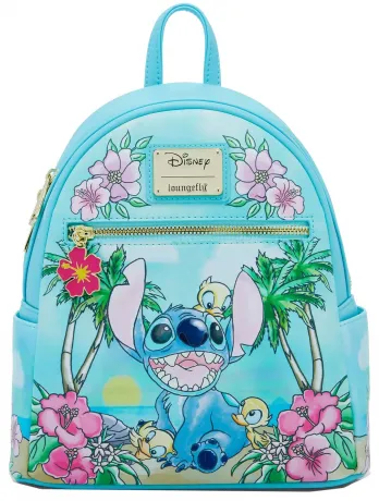 Mini sac à dos Stitch sur la Plage avec des Canetons Loungefly