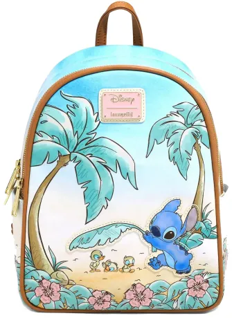 Mini sac à dos Stitch sur la Plage avec des Canetons Loungefly