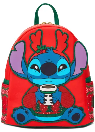 Mini sac à dos Stitch Sweat de Noël Loungefly