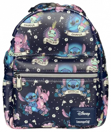 Mini sac à dos Stitch Tatouages Loungefly