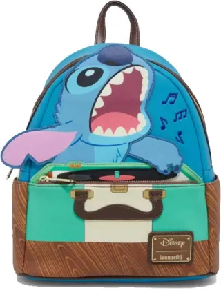 Mini sac à dos Stitch Tourne-disque Loungefly