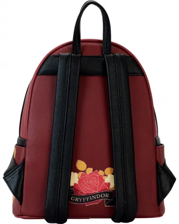 Mini sac à dos Tatouage Floral de la Maison Gryffondor Loungefly