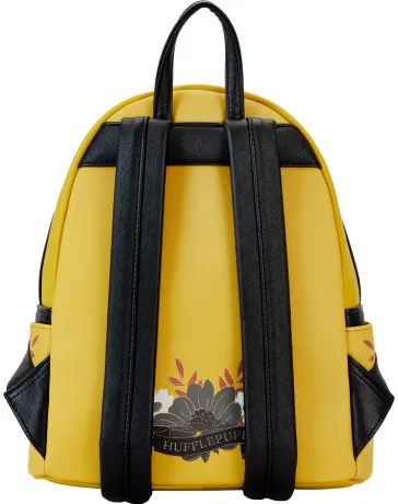 Mini sac à dos Tatouage Floral de la Maison Poufsouffle Loungefly