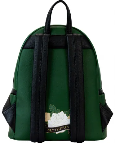 Mini sac à dos Tatouage Floral de la Maison Serpentard Loungefly