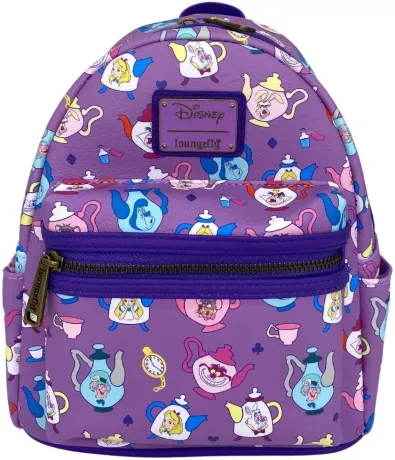 Mini sac à dos Théières Impression Intégrale Loungefly