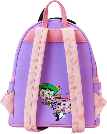 Mini sac à dos Timmy Turner Bocal à poisson Cosmo et Wanda Lenticulaire Loungefly