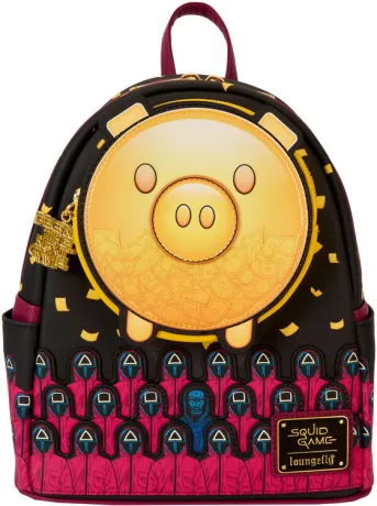 Mini sac à dos Tirelire Cochon Hommes Masqués Glow Loungefly