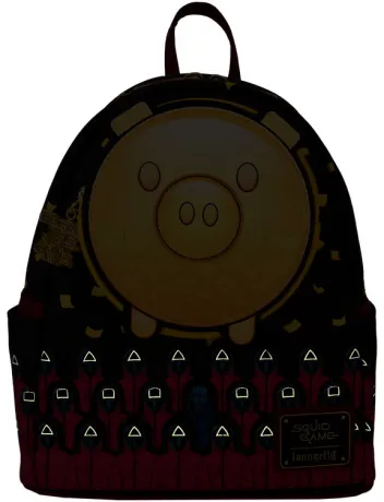 Mini sac à dos Tirelire Cochon Hommes Masqués Glow Loungefly