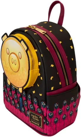 Mini sac à dos Tirelire Cochon Hommes Masqués Glow Loungefly