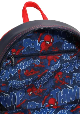 Mini sac à dos Toile d&#039;araignée Spider-Man à l&#039;envers Loungefly