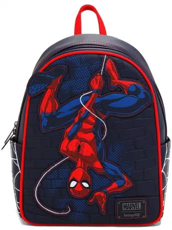 Mini sac à dos Toile d&#039;araignée Spider-Man à l&#039;envers Loungefly