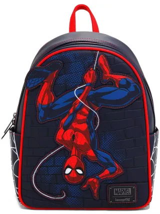 Mini sac à dos Toile d&#039;araignée Spider-Man à l&#039;envers Loungefly