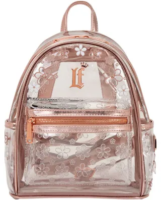 Mini sac à dos translucide Floral Loungefly